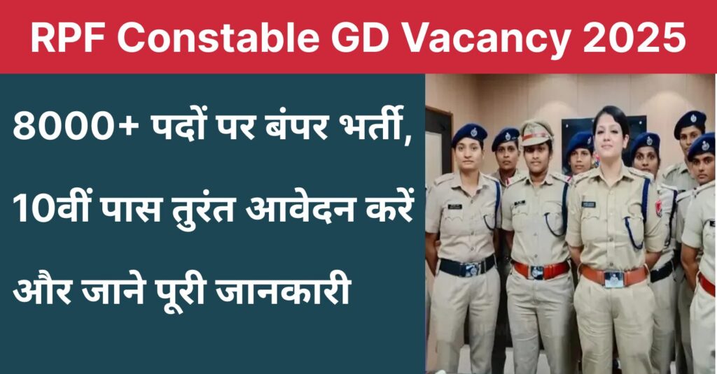RPF Constable GD Vacancy 2025