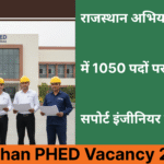 Rajasthan PHED Vacancy 2025