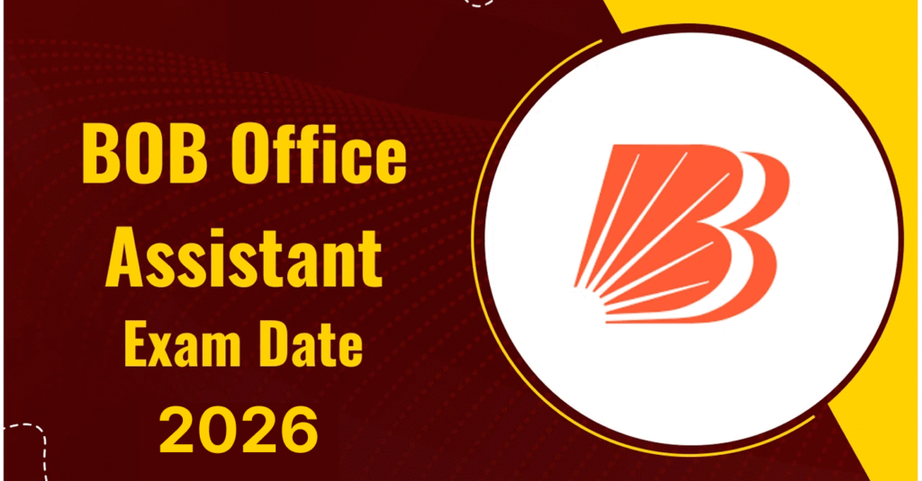 Bank of Baroda Office Peon Exam Date 2026