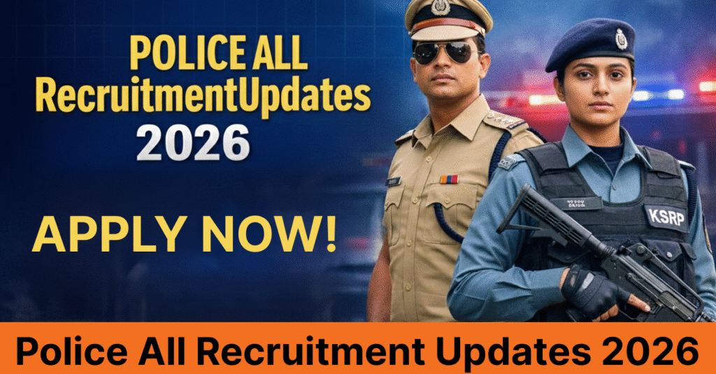 Police All Recruitment Updates 2026