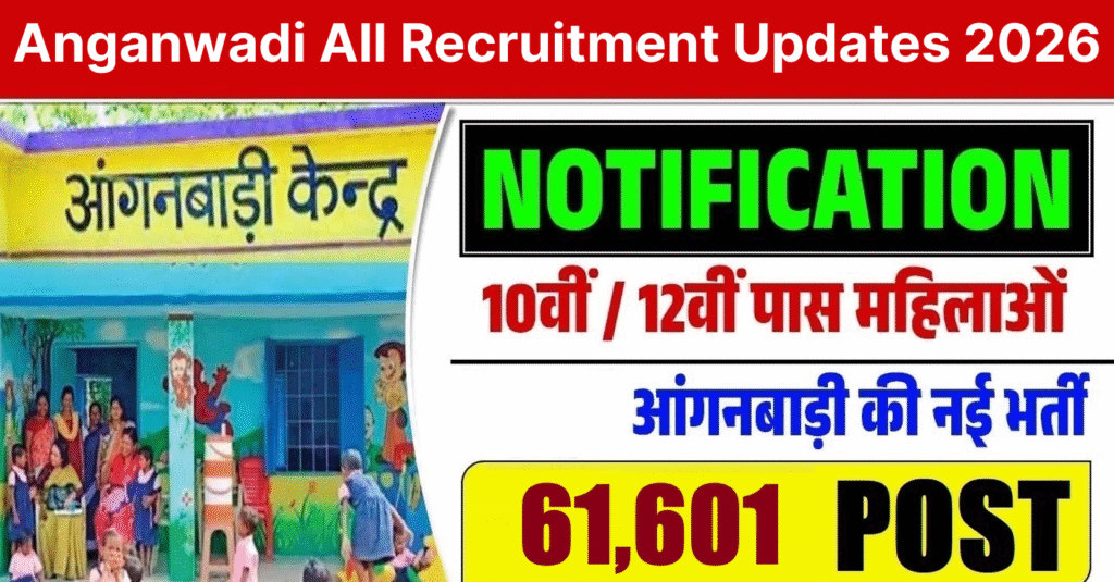 Anganwadi All Recruitment Updates 2026