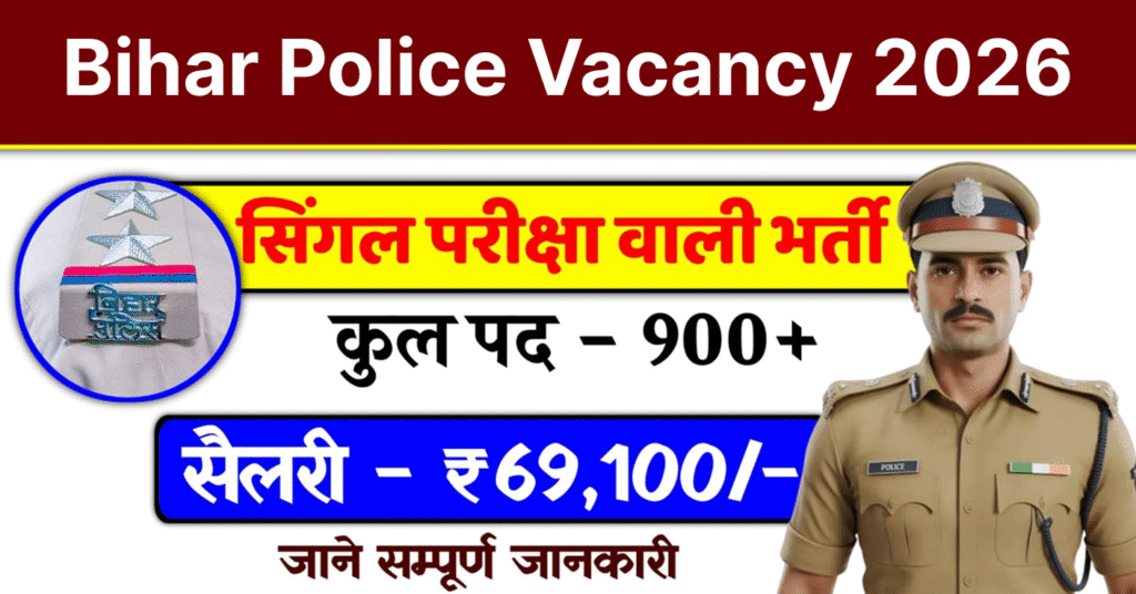 Bihar Police Vacancy 2026