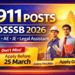 DSSSB Recruitment 2026