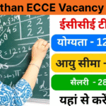 Rajasthan ECCE Vacancy 2026