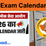 RPSC Exam Calendar 2026