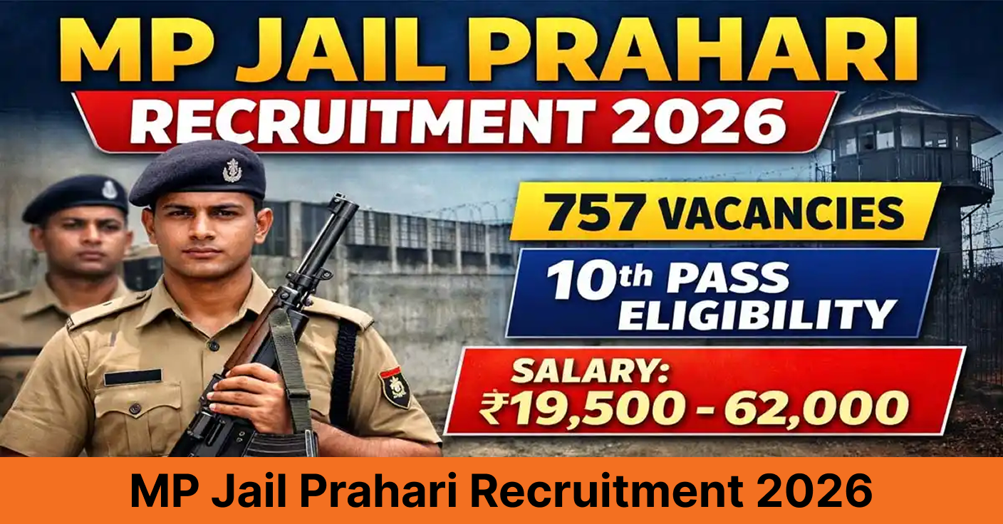 MP Jail Prahari Bharti 2026