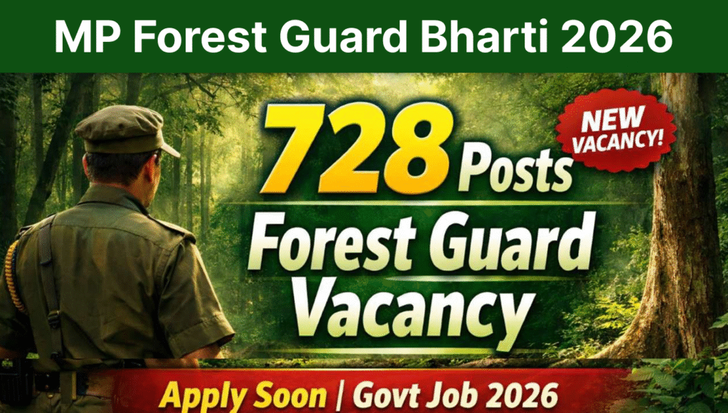 MP Forest Guard Bharti 2026