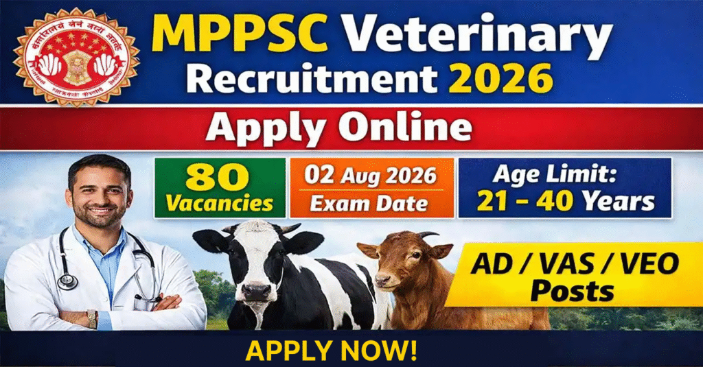 MPPSC Veterinary Recruitment 2026