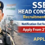 SSB Head Constable Recruitment 2026