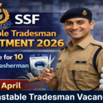 SSF Constable Tradesman Vacancy 2026